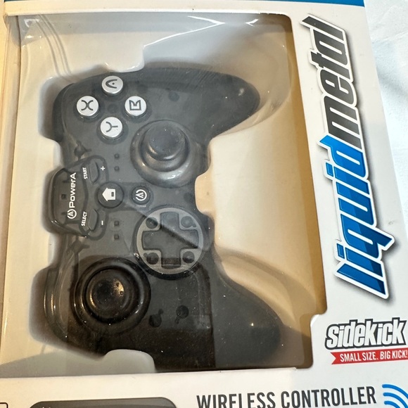 WiiU Wireless Controller - liquidmetal - Black - New in Box - Picture 2 of 5